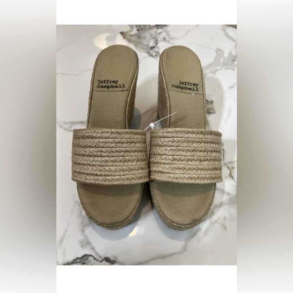 Jeffrey Campbell Platform Espadrille Sandals US Size 10 Eu-41